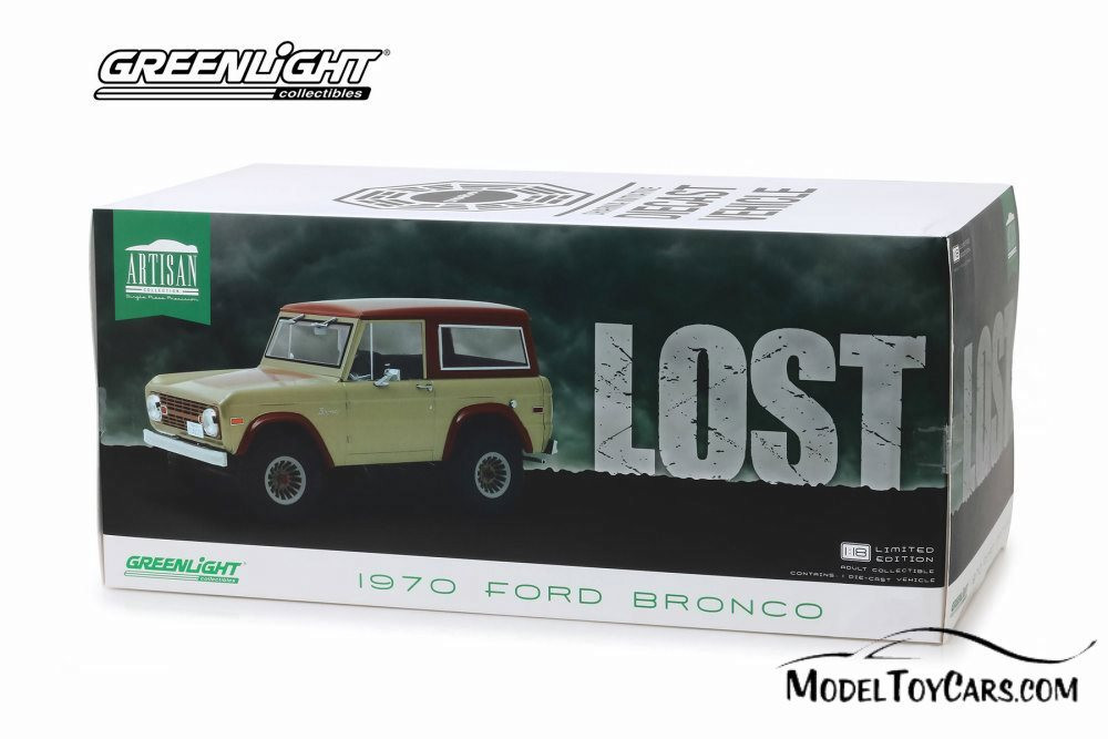 1970 Ford Bronco, LOST - Greenlight 19057 - 1/18 scale Diecast