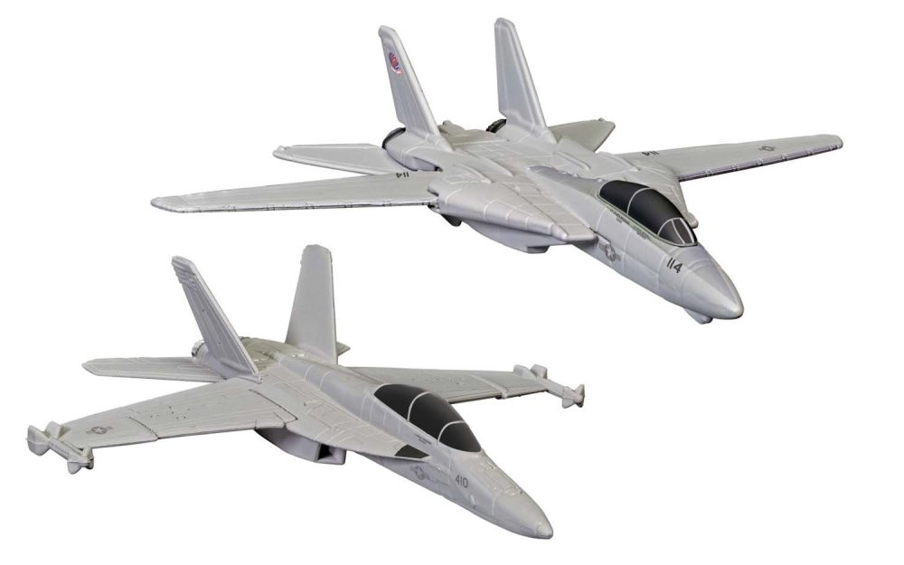 Maverick & Goose's F-14 Tomcat & Rooster's F/A-18 Hornet, Top Gun - Corgi  90682 - Diecast Replicas