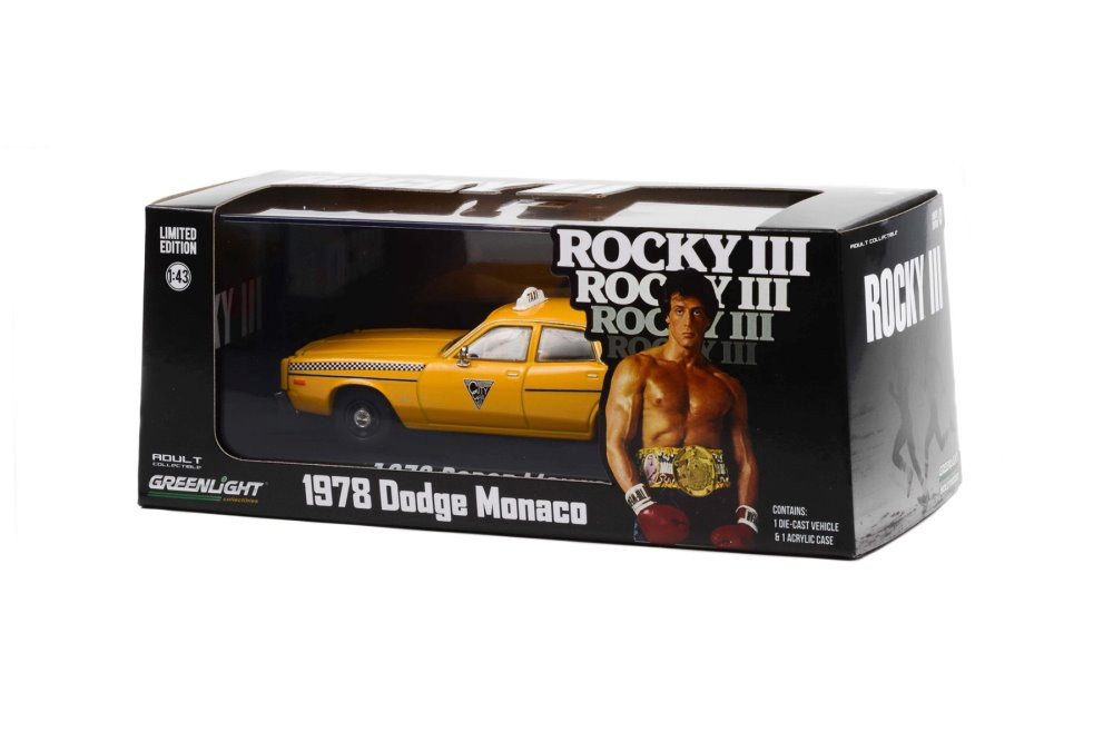 1978 Dodge Monaco - City Cab Co., Rocky III - Greenlight 86612 - 1