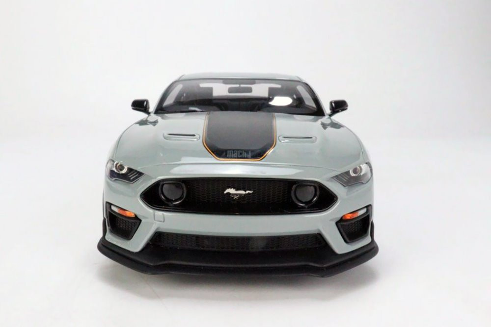 2021 Ford Mustang Mach 1, Fighter Jet Gray - GT Spirit US039 - 1/18 scale  Resin Model Toy Car