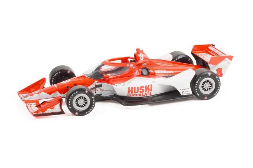 2021 Huski Chocolate (Road Course Configuration) Indy Car, #8 Marcus Ericsson / Chip Ganassi Racing - Greenlight 11134 - 1/18 scale Diecast Model Toy Car