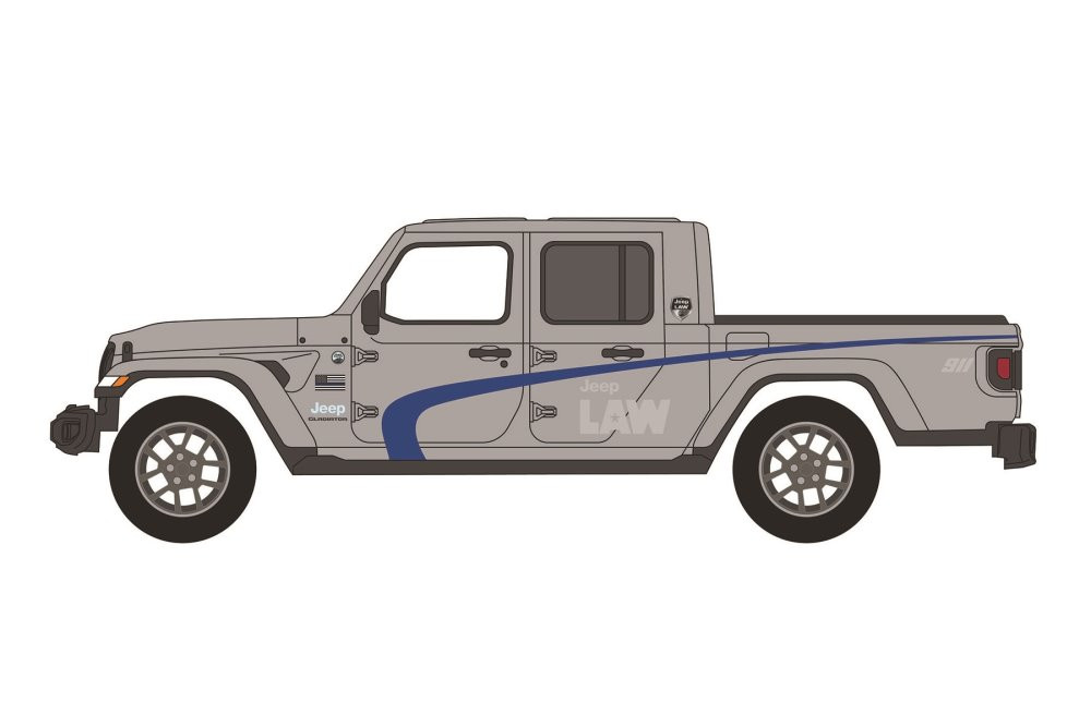 2020 Jeep Gladiator Pickupwith Bed Cover "Auburn Hills", 42970F/48 1/64 scale Diecast Model Toy Car
