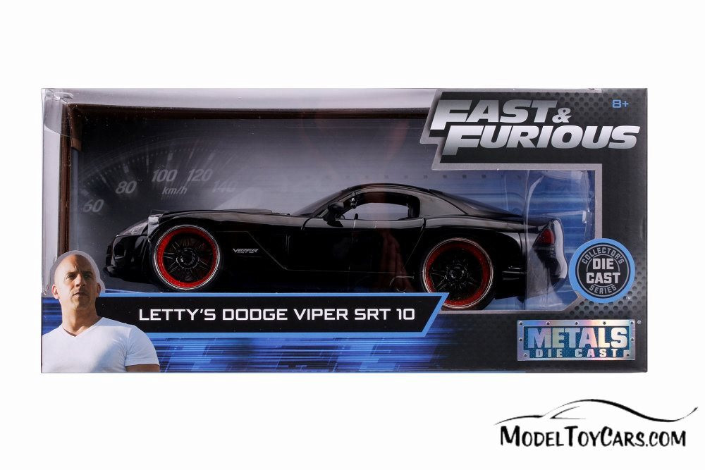 Dodge Viper SRT10 Hardtop, Fast & Furious - Jada 30731 - 1/24 scale Diecast  Model Toy Car