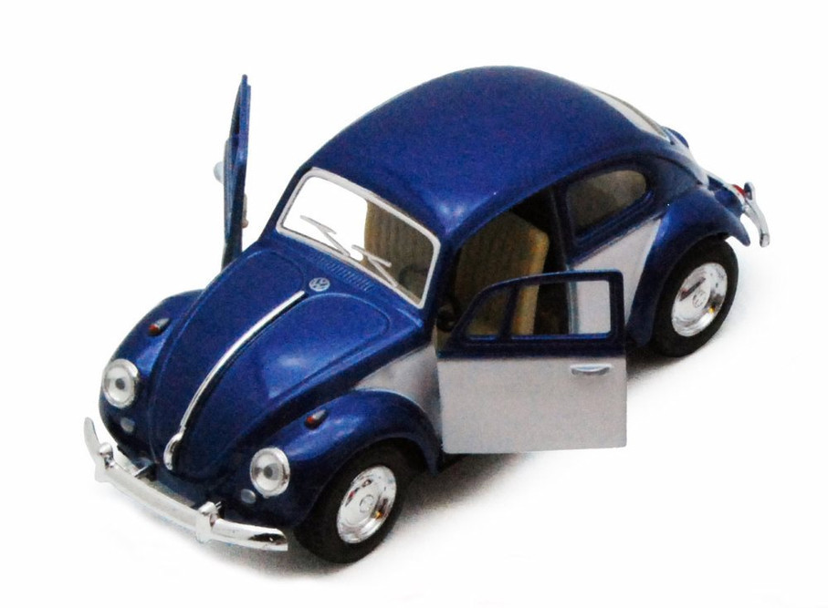 1967 Volkswagen Classical Beetle Hard Top Diecast Car Package - Box of 12 1/32 Scale Diecast Model Cars, Assorted Colors