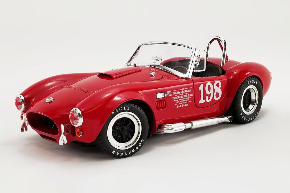 1965 Shelby Cobra 427 S/C #198 Convertible, Red - Shelby Collectibles SC198  - 1/18 Diecast Car