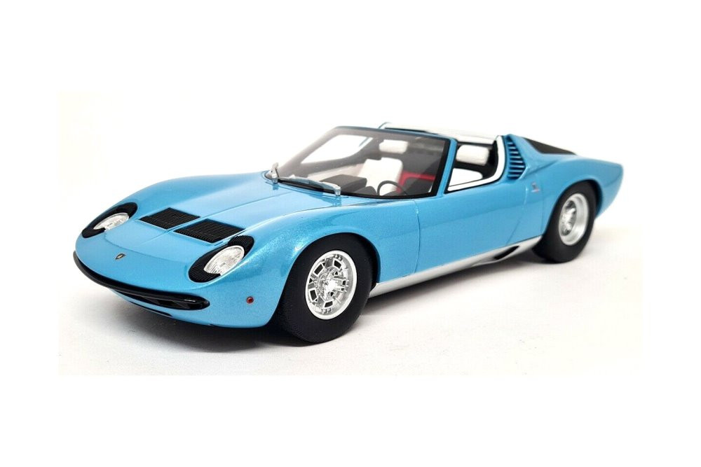 1968 Lamborghini Miura P400 Roadste, Blue - GT Spirit GT324 - 1/18