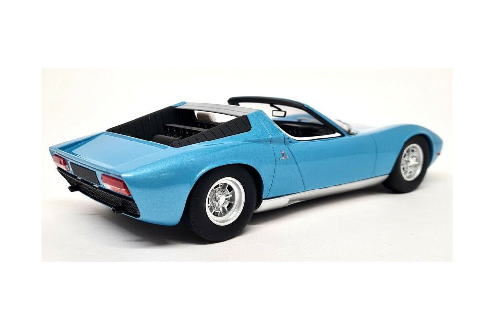 1968 Lamborghini Miura P400 Roadste, Blue - GT Spirit GT324 - 1/18