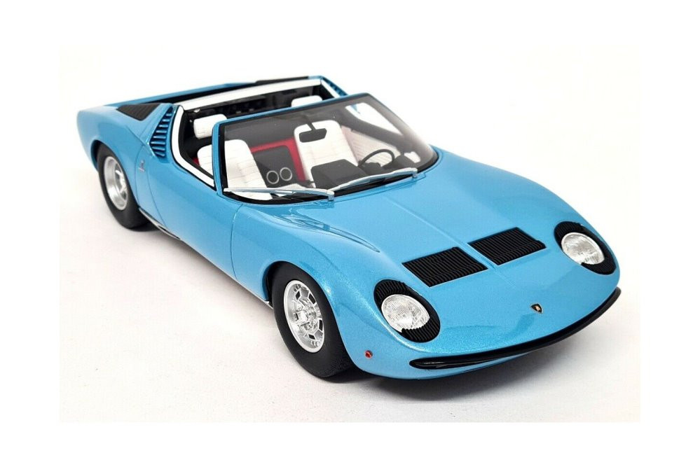 1968 Lamborghini Miura P400 Roadste, Blue - GT Spirit GT324 - 1/18