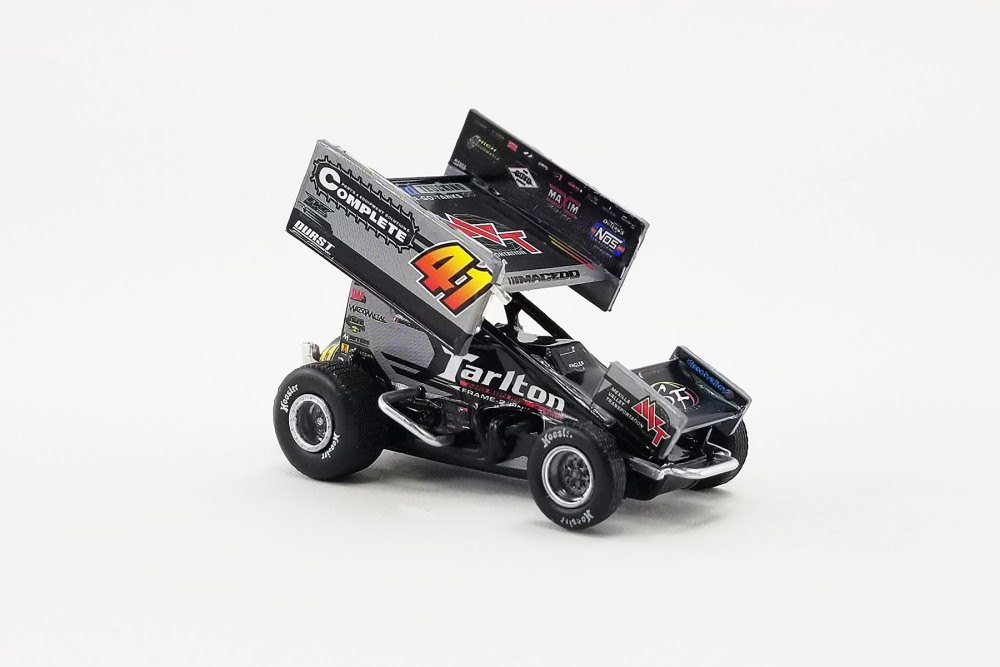 2021 Winged Sprint Car, #41 Carson Macedo "MVT" - Acme A6401009 - 1/64 scale Diecast Model Toy Car