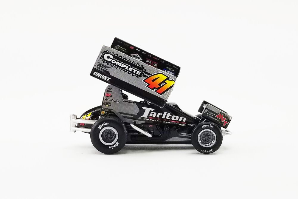 2021 Winged Sprint Car, #41 Carson Macedo "MVT" - Acme A6401009 - 1/64 scale Diecast Model Toy Car