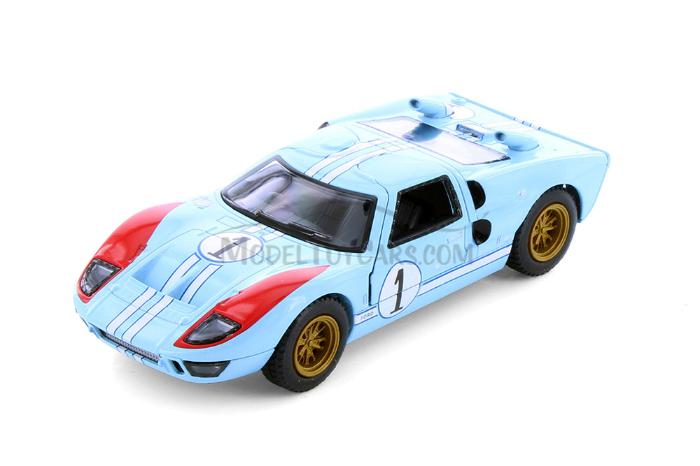 1966 Ford GT40 MKII Heritage Edition, #1 - Kinsmart 5427DF - 1/32 scale Diecast Model Toy Car