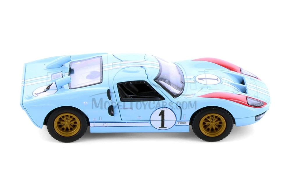 1966 Ford GT40 MKII Heritage Edition, #1 - Kinsmart 5427DF - 1/32 scale Diecast Model Toy Car