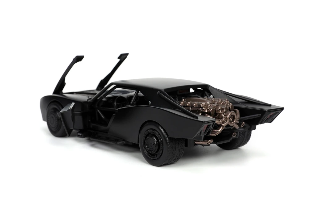 Batmobile with Batman Figure, The Batman - Jada Toys 32731 - 1/24 scale Diecast Model Toy Car