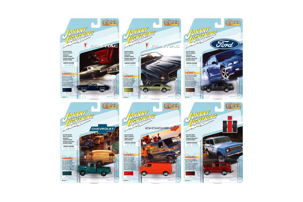  Classic Gold 2021 Release 3 Set A Diecast Car Set - Box of 6 Assd 1/64 Scale Diecast Model Cars