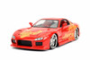 Mazda RX-7 Hardtop, Fast & Furious - Jada 30747 - 1/24 scale Diecast Model Toy Car