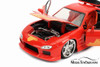 Mazda RX-7 Hardtop, Fast & Furious - Jada 30747 - 1/24 scale Diecast Model Toy Car