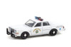 California Highway Patrol 1988 Dodge Diplomat Vehicle Pollution Enforcement Program, White - Greenlight 42970C/48 - 1/64 scale Diecast Model Toy Car