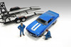 Mechanic Set I Â "John and Tony", Blue - American Diorama 38358 - 1/43 Figurine - Diorama Accessory