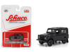 Land Rover Defender, Matte Black - Schuco 4000 - 1/64 scale Diecast Model Toy Car