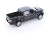 2019 Dodge RAM 1500 Laramie Crew Cab Pickup Truck, Black with White Stripes - Showcasts 79357/2/16D - 1/27 scale Diecast Model Toy Car