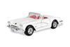 1959 Chevy Corvette Convertible, White - Motor Max 73216WB - 1/24 Scale Diecast Model Toy Car