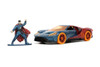 2017 Ford GT with Doctor Strange Diecast Figurine, Avengers - Jada Toys 33360 - 1/32 Diecast Car