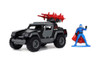 G.I. Joe Stinger with Missile Launcher and Cobra Commander Diecast Figurine, Gray - Jada Toys 33085 - 1/32 scale Diecast Model Toy Car