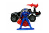 G.I. Joe Stinger with Missile Launcher and Cobra Commander Diecast Figurine, Gray - Jada Toys 33085 - 1/32 scale Diecast Model Toy Car