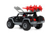 G.I. Joe Stinger with Missile Launcher and Cobra Commander Diecast Figurine, Gray - Jada Toys 33085 - 1/32 scale Diecast Model Toy Car