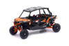 Polaris RZR XP 4 Turbo EPS ATV, Orange - New Ray 57843A - 1/18 scale Diecast Model Toy Car