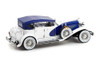 1934 Duesenberg II SJ Phaeton, White with Blue - Greenlight 13589 - 1/18 scale Diecast Car