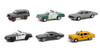 Greenlight Hollywood Series 33 Diecast Car Set - Box of 6 assorted 1/64 Scale Diecast Model Cars