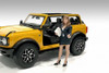 The Dealership - Female Salesperson, Black - American Diorama 76410 - 1/24 scale Figurine