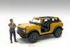 The Dealership - Customer III, Gray and Blue - American Diorama 76311 - 1/18 scale Figurine