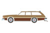 1976 Pontiac Grand LeMans Safari, Gold Metallic -  36040E/48 - 1/64 scale Diecast Model Toy Car