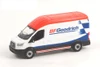 2017 Ford Transit LWB High Roof, White with Red and Blue - Greenlight 53040B 1/64 scale Diecast Car