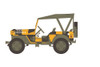 1943 Willys MB Jeep, Yellow - Greenlight 61010D/48 - 1/64 scale Diecast Model Toy Car