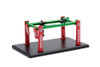 Texaco Four-Post Lift, Green and Red - Greenlight 16120B/48 - 1/64 scale Diecast Accessory