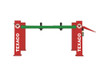 Texaco Four-Post Lift, Green and Red - Greenlight 16120B/48 - 1/64 scale Diecast Accessory