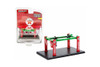 Texaco Four-Post Lift, Green and Red - Greenlight 16120B/48 - 1/64 scale Diecast Accessory
