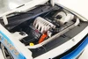 2010 Dodge Challenger SRT8, Blue and White - Acme A1806018 - 1/18 scale Diecast Model Toy Car