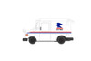 Cliff Clavin's U.S. Mail Long-Life Postal Delivery Vehicle, Cheers -  - 1/24 scale Diecast Car