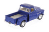 1955 Chevy Stepside Pickup, Blue - Kinsmart 5330WBU - 1/32 scale Diecast Model Toy Car