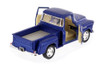 1955 Chevy Stepside Pickup, Blue - Kinsmart 5330WBU - 1/32 scale Diecast Model Toy Car