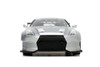 2009 Nissan GT-R (R35) Ben Sopra, Candy Silver - Jada Toys 31377 - 1/24 scale Diecast Model Toy Car