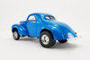Custom 1941 Gasser, Cosmic Dust Blue - Acme A1800921 - 1/18 scale Diecast Model Toy Car