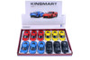 Kinsmart 2021 Chevrolet Corvette Diecast Car Set - Box of 12 1/36 Scale Diecast Model Cars, Assorted Colors