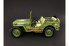 ARMY Jeep Vehicle US ARMY, Green - American Diorama 77404 - 1/18 Scale Diecast Model Toy Car