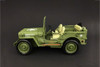 ARMY Jeep Vehicle Military Police, Green - American Diorama 77406 - 1/18 Scale Diecast Model Toy Car