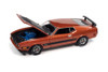 1973 Ford Mustang Mach 1, Copper Metallic Red - Auto World AWSP099/24A - 1/64 scale Diecast Car